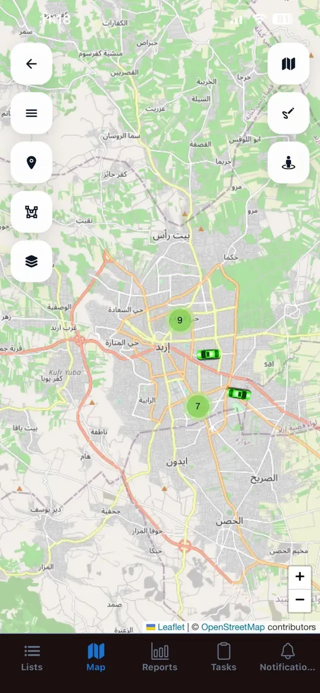 Mobile live map