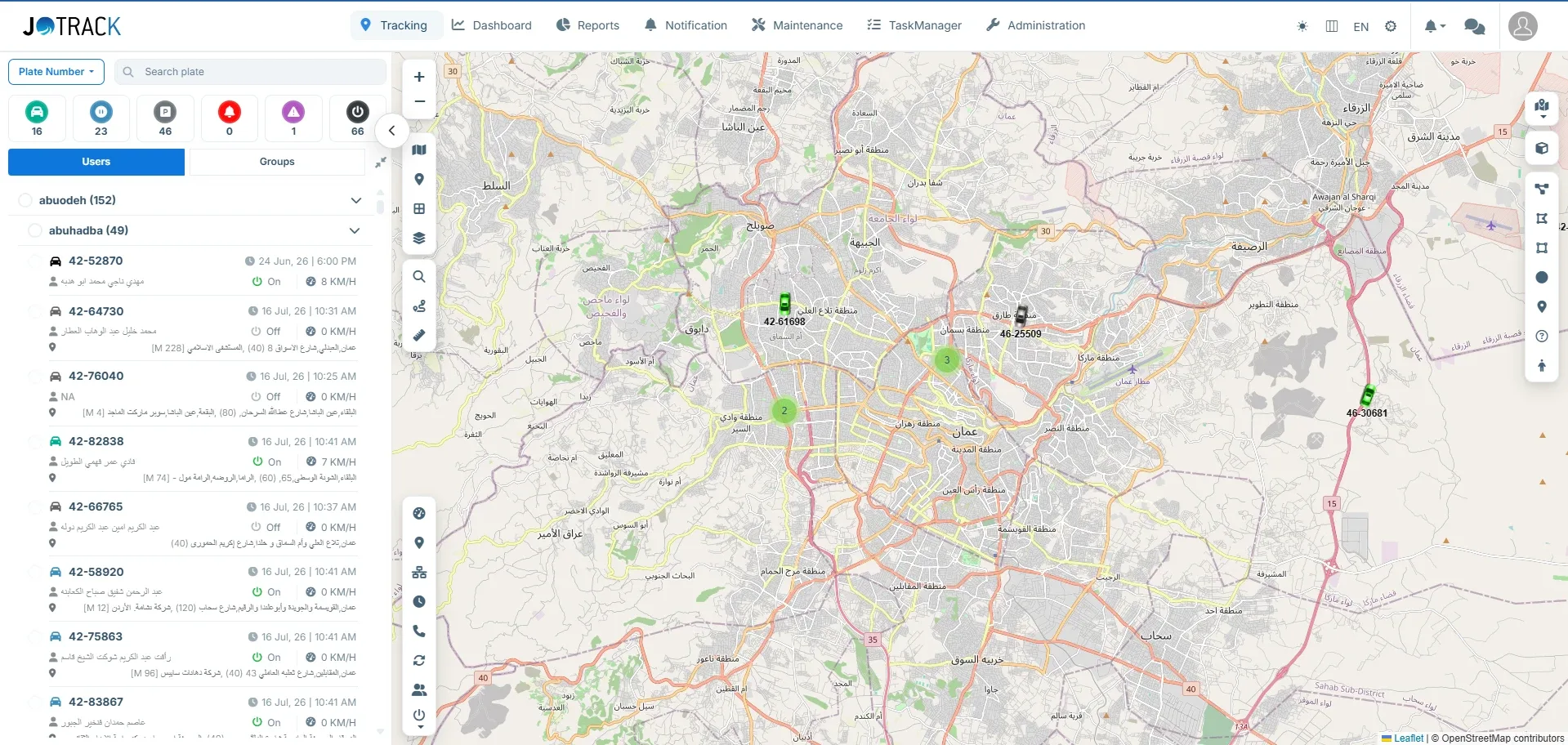 Live Tracking